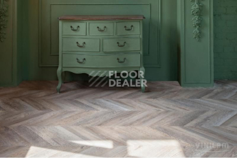 Кварцвиниловые полы Vinilam Parquet Chevron 8,5 мм RI153616CL4 Шеврон Шампань фото 1 | FLOORDEALER